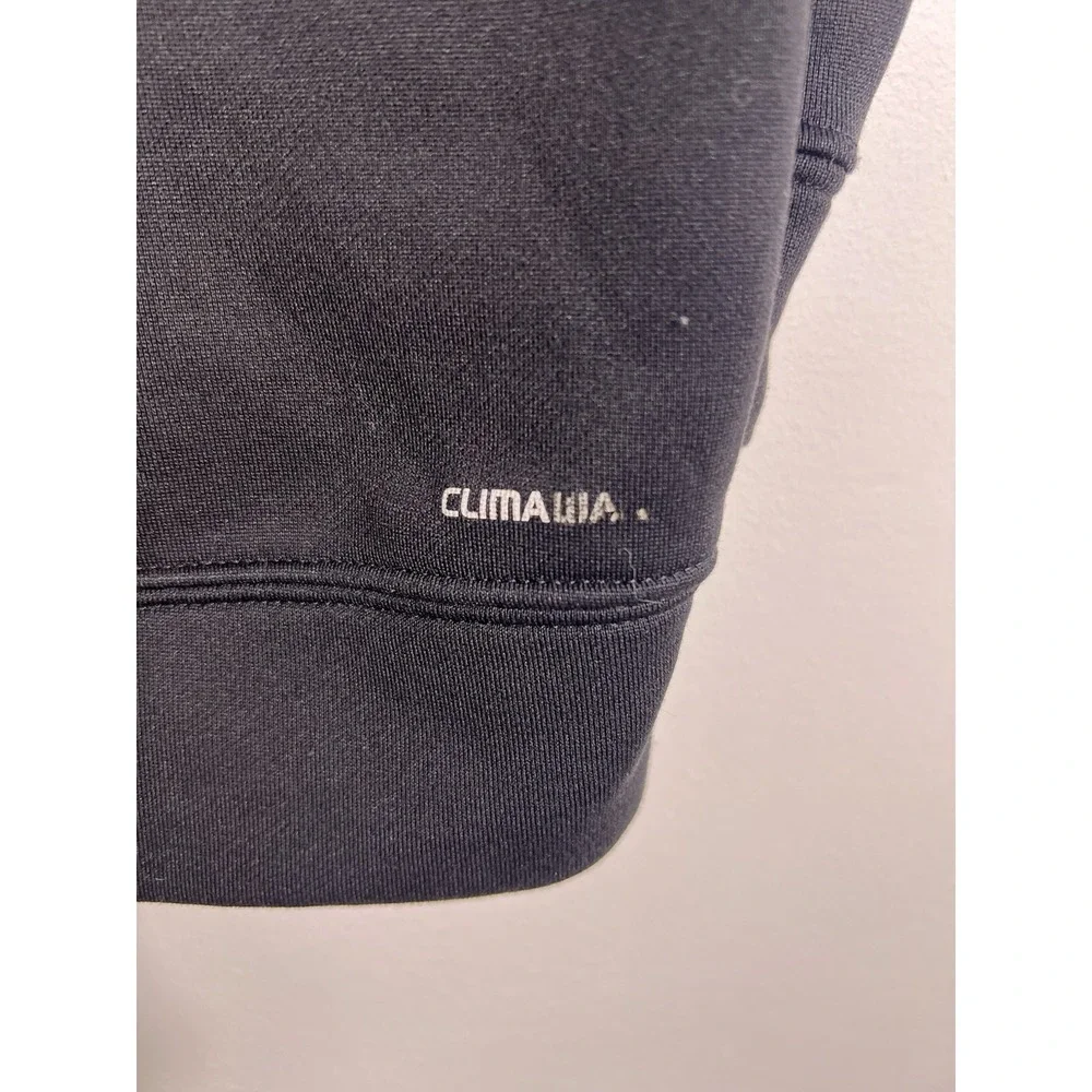 Adidas Hoodie Youth XL Black Sporty‎ Casual Climalite Embroidered Logo Pullover